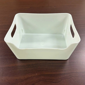 Wholesale Custom Logo Bathroom <b>Storage</b> Organizer Boxes Rectangle Hollow PP <b>Storage</b> <b>Baskets</b> Vietnam Manufacture Cheap Price - Product Image 1