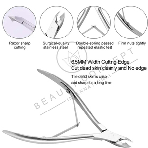 Eco-Friendly Nail Clipper Skin Remover Care Tool New Plain Handle Best Design Dead Skin Remover Nail Nipper by Beauty Concept - Product Image 4