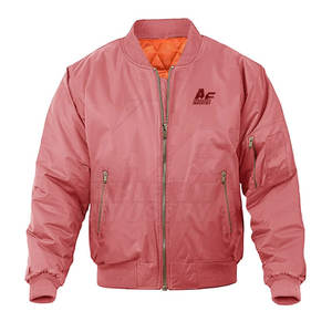 เสื้อแจ็คเก็ตบอมเบอร์ผู้ชายแบบสั่งทำพิเศษ คุณภาพดีที่สุด ผลิตในปากีสถาน คอตั้ง ระบายอากาศได้ดี กันลม ราคาถูก - Product Image 1