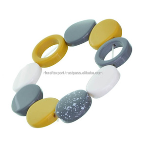 Pulseras de resina de moda para mujer más vendidas de India por RF Crafts Regalo de cumpleaños Charm Jewelry - Product Image 6