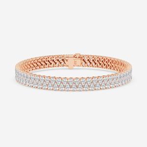 Delicate Sterling Silver Moissanite Pear Cut Diamond <b>Bracelet</b> with Prong Setting and Adjustable Design, Best <b>for</b> <b>Girls</b> and Teens - Product Image 2