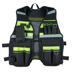 Gilet de sécurité pour homme, haute visibilité, réfléchissant, imperméable, protection de sécurité, 100% polyester, pour la sécurité routière - Product Image 4