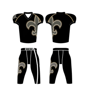 Camiseta de Fútbol Americano Sublimada Personalizada Unisex, Manga Corta, Transpirable, Cuello en V, Absorbe la Humedad, Lista para el Día del Partido - Product Image 3