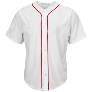 Plain Pinstripe Baseball Jersey 