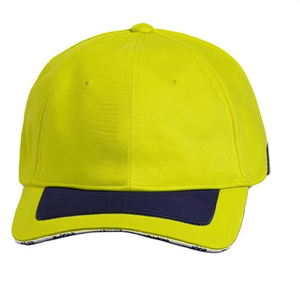 Casquette promotionnelle jaune Daniel ELYSEE 55-62 cm avec un design élégant - Product Image 3
