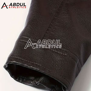 เสื้อแจ็คเก็ตหนังแท้สำหรับผู้ชาย พร้อมซิปเต็มตัวและดีไซน์ทันสมัย เหมาะสำหรับงานปาร์ตี้หรือชุดลำลอง เสื้อแจ็คเก็ตฤดูหนาวสำหรับผู้ชาย - Product Image 4