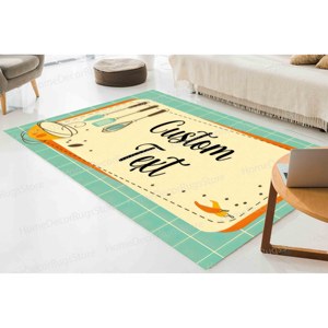 Tapis à motifs géométriques - Design moderne pour la maison et le bureau, avec tapis à poils doux - Product Image 5