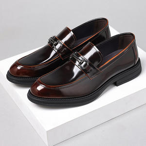 Zapatos formales de negocios de lujo, estilo nuevo, cómodos y suaves, de cuero, hechos a mano, de alta calidad, zapatos de boda - Product Image 3