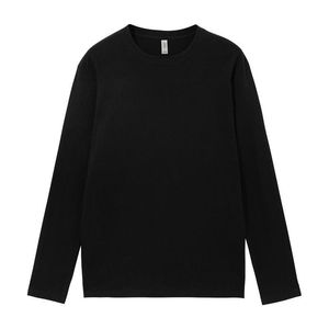 เสื้อยืดคอกลมแขนยาวสำหรับผู้ชายเสื้อยืด230gsm คอกลมแขนยาวสำหรับผู้ชายเสื้อโอเวอร์ไซส์ใส่เล่นโลโก้ได้ตามต้องการ - Product Image 3