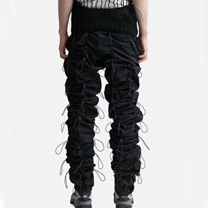 Quần thể thao nam chất liệu polyester không nhăn, nhuộm trơn, giá rẻ, bán buôn - Product Image 2