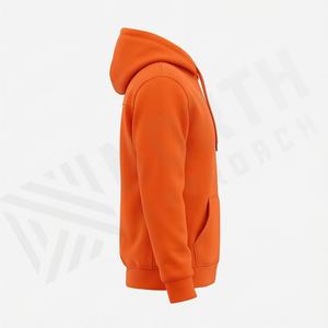 <b>Men</b> 100% <b>Top</b> Quality Breathable Material Embossed Hoodie Casual Wear Adult Size Pullover Sweatshirt Customized Color <b>Thermal</b> - Product Image 3
