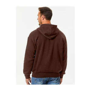 Top 2025 sweats à capuche surdimensionnés hommes coton poids lourd luxe qualité sérigraphie Streetwear sweats à capuche zippés pour hommes - Product Image 5