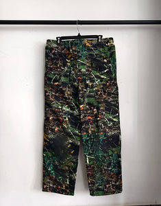 Pantalones Casuales Unisex de Lona Gruesa, Estilo Urbano, Camuflaje Completo, Pierna Ancha, Holgados, para Otoño - Product Image 6