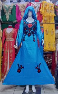 ชุดเดรสคอตตอนสำหรับผู้หญิงชุดเดรสกิโมโนผ้าแคชเมียร์คาร์ดิแกนปักลายสวยงามฟรีไซส์ - Product Image 2