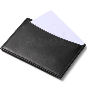 Venta caliente Hombres Titular de la tarjeta de cuero Personalizado Hombres Pakistán Hecho Titular de la tarjeta de cuero impermeable - Product Image 2