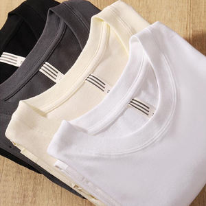 Venta al por mayor de secado rápido casual carta patrón personalizado impreso suelto ajuste en blanco diseño Pakistán 100% algodón camisetas de los hombres - Product Image 5