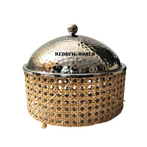 Casserole de créateur faite à la main de qualité supérieure Meilleure qualité Chauffe-plats en métal Classique Élégant Vente en gros Pot en métal Minimaliste - Product Image 3