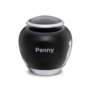 Elegant handcrafted ceramic pet urn personalized cremation <b>memorial</b> <b>box</b> decorative <b>keepsake</b> for cats dogs - Product Image 2