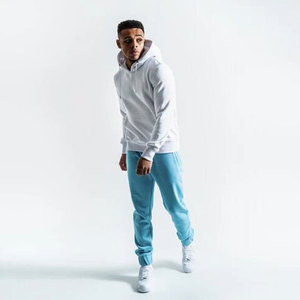 100% algodón polar invierno Streetwear chándal conjunto de dos piezas Jogging chándal ropa deportiva para hombres - Product Image 2