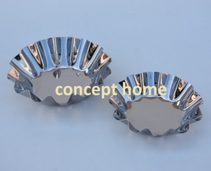 Tazón de Acero Inoxidable con Acabado Pulido Espejo, Hecho a Mano, Moderno, Ecológico, Apto para Lavavajillas/Microondas/Horno, Ligero - Product Image 2