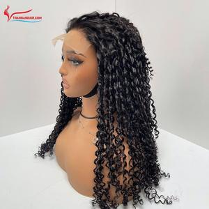 Perruque bouclée Pixie! Cheveux vietnamiens avec fermeture 5x5 perruque bouclée Extensions de cheveux de haute qualité sans perte prêt à expédier - Product Image 1