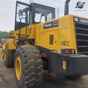 Chargeuse sur pneus Komatsu380 d'occasion 16,3 tonnes 3m³ de godet Marque japonaise d'origine Matériel de construction d'occasion Faible nombre d'heures Certifié CE - Product Image 4