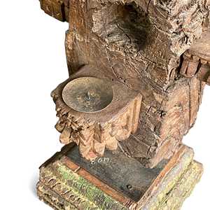 Wooden <b>Candel</b> Stand with Lantern Design for Home Decor for Weddings Christmas Easter - Product Image 4