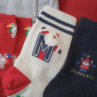 Chaussettes de Noël cadeau pour hommes chaussettes femmes enfants Logo personnalisé père noël bonhomme de neige renne chaud hiver coton chaussettes fabricant