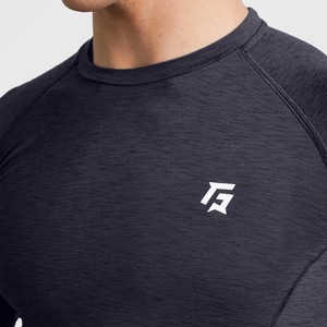 Sous-vêtement de compression à manches longues pour homme GA, couleur anthracite - Product Image 6