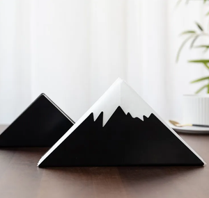 Creative Metal <b>Black</b> Mountain Design <b>Tissue</b> Napkin <b>Paper</b> Holder Customization Available in Bulk - Product Image 2