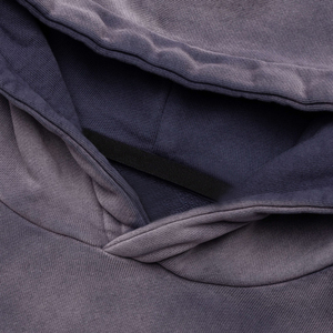 Sweat à capuche personnalisé pour homme, coupe classique, 100% coton, respirant, uni, délavé à la pierre, effet délavé, streetwear, hiver, haute qualité - Product Image 3