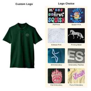 Polos de hombre de nuevo diseño para el verano en algodón de alta calidad, material de talla grande, ropa informal de diferentes colores - Product Image 4