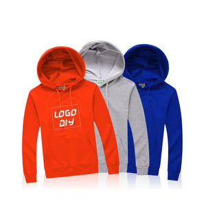 Venta al por mayor de logotipo personalizado de los hombres de más alta calidad de poliéster de algodón de manga larga de gran tamaño impermeable transpirable Sudadera con capucha de invierno sólido - Product Image 1