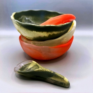 Plat de service décoratif en résine, fait main, poli, écologique, design européen, art moderne, couleur personnalisée, passe au lave-vaisselle, pour fêtes - Product Image 6