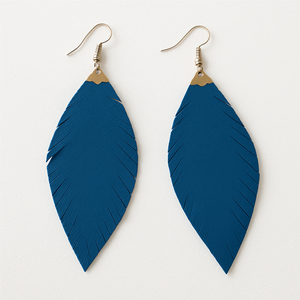 Pendientes de cuero de última tendencia - Product Image 1