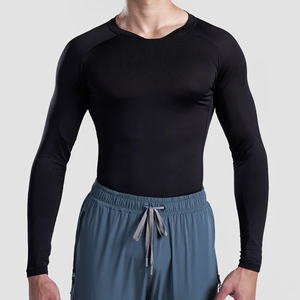 <b>Men's</b> Sports Active Running Long Sleeve Rash Guard Pants <b>Shirts</b> Rash Guard Quick Dry Training <b>Compression</b> <b>Shirts</b> - Product Image 1