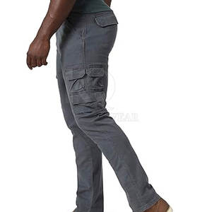 Pantalon cargo pour homme, léger, 100% coton, coupe décontractée, tissu confortable, design pratique des poches, pour une utilisation quotidienne et en plein air - Product Image 2