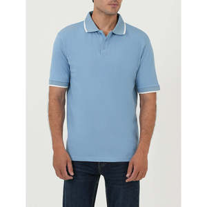Camisa de Hombre CARILLO con Logotipo Personalizado, Elegante, Corte Regular, Sólida, Manga Corta, Tallas Grandes, Bordado Oscuro, Detalles en Color, Seda - Product Image 1