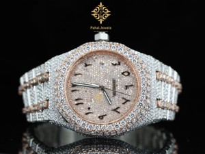 Montres mécaniques automatiques pour hommes et femmes, diamant Moissanite taille brillant D VVS, fonction date, style Hip Hop, boîtier en acier - Product Image 3