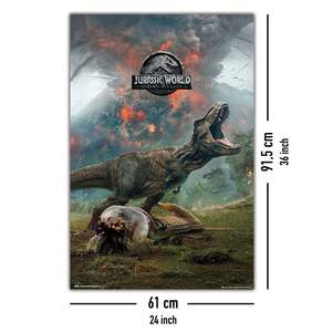 Modern Style Jurassic World T-Rex <b>Poster</b> Paper Material for Wall Usage - Product Image 5