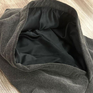 Trajes Deportivos de Fabricante con Capucha, Ligeros, Oversize, 100% Algodón, con Bordado de Parches Sólidos, Lavado Ácido Desgastado, Transpirables, Tallas Grandes - Product Image 2