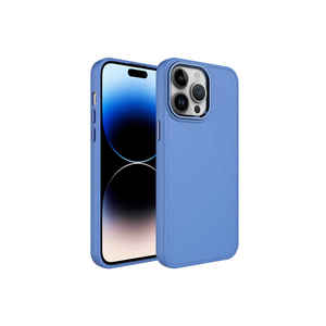 Coque de protection de luxe Luna pour iPhone 13 Pro Max - Cadre métallique haut de gamme, bouton en silicone, protection contre les chutes, anti-traces de doigts - Product Image 1