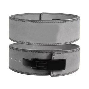 Manufactured Professional Buckle Lever Type Workout Fitness Safety Training <b>Back</b> Gym Powerlifting Power Lifting <b>Belt</b> Leather - Product Image 6