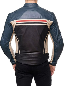 Meilleure vente % cuir unisexe coupe-vent grande taille sur mesure veste de moto confortable de haute qualité - Product Image 3