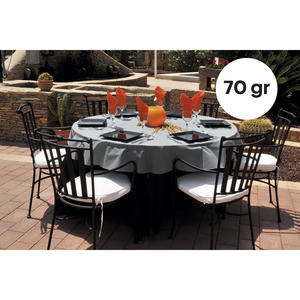 Tovaglia Rotonda Bianca 220cm 70gsm Startex Riutilizzabile 50 Pezzi B2B - Product Image 2