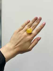 2024 nuevo anillo de mujer de resina roja Rosa francesa caliente dulce fresco acrílico Ángel chica anillos al por mayor Idea de regalo - Product Image 2