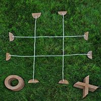 Fournisseur en gros de jeu de pelouse Jumbo Tic Tac Toe de qualité supérieure pour l'extérieur