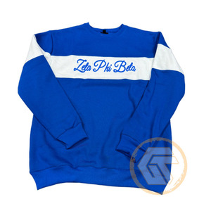 Sweat-shirt d'hiver brodé pour femmes Zeta Phi Beta, dernière conception, sur mesure, vente en gros, vêtements de sororité, en molleton de coton - Product Image 4