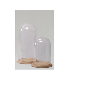 Nhà Máy Cung Cấp Mái Vòm Kính Mini Trong Suốt Với Đế Gỗ Cho Hoa Hồng Và Mục Đích Tặng Quà Sử Dụng Từ Ấn Độ - Product Image 1