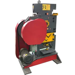 Fully Automatic Multifunctional Small Angle Steel Channel Iron Punching Cutting Machine Ironworker Flat Iron Shearing